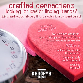 Crafted Connections 8pm-9:30pm