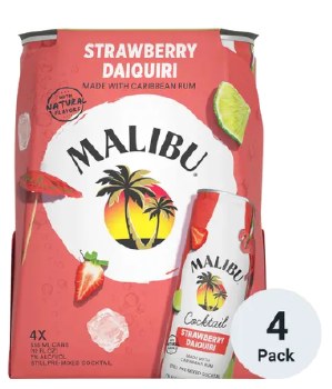 Malibu Strawberry Daiquir 4pk