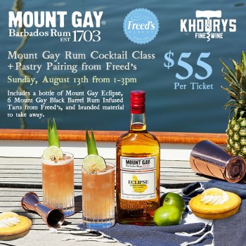 Mount Gay Rum Cocktail Class