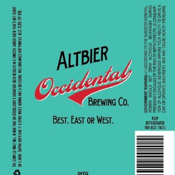 Occidental Altbier 4pk