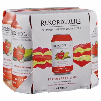 Rekorderlig Straw Lime 4pk