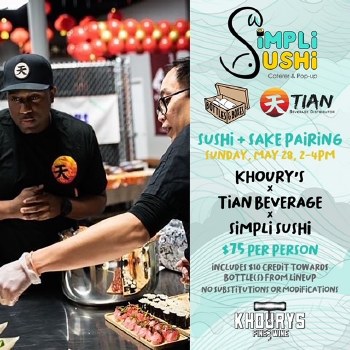 Sushi + Sake Pairing Event