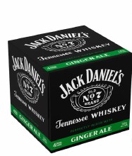 Jack Daniels And Ginger 4pk
