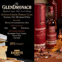Glendronach Scotch & Cheese