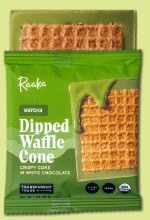 Raaka Matcha Waffle Cone