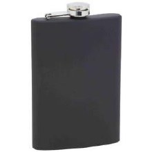 True Black Soft Touch Flask