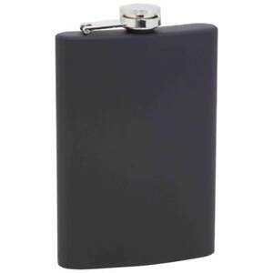 True Black Soft Touch Flask