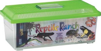 Lee's Reptile Ranch Reptile Habitat, Rectangle, Assorted Colors, Small