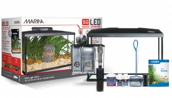 Marina LED Aquarium Kit, 5 Gallon
