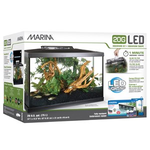 Marina LED Aquarium Kit, 20 Gallon