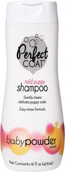 Perfect Coat Mild Puppy Shampoo, Baby Powder Scent, 16oz