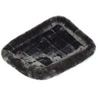 Midwest Quiet Time Sheepskin Pet Bed, Gray, 48x30