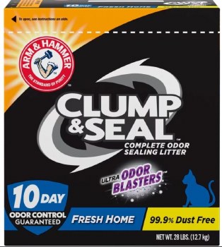 Arm & Hammer Clump and Seal Cat Litter, Fresh Home, 28lb