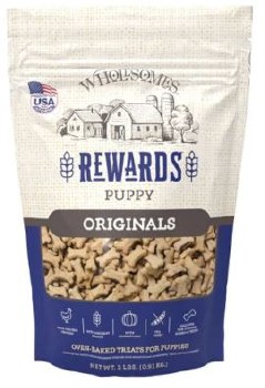 Wholesomes Puppy Golden Biscuit Dog Treats 2lb
