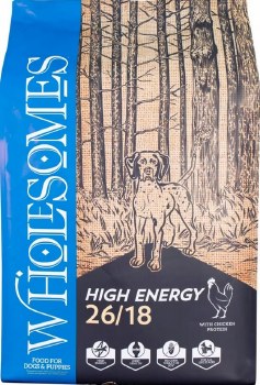 Wholesomes High Energy, Chicken, Dry Dog Food, 40lb