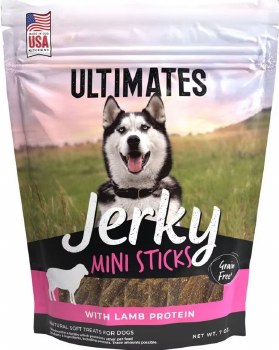 Ultimates Jerky Mini Sticks, Grain Free, Lamb, 7oz