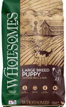 Wholesomes Large Breed Puppy, Dry Dog Food, 35lb
