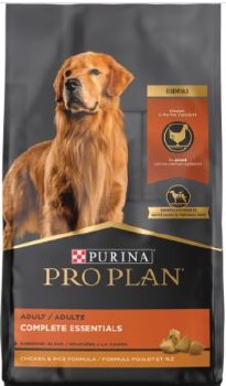 Purina Pro Plan Complete Adult Shredded Blend Chicken and Rice Formula Dry Dog Food 35lb