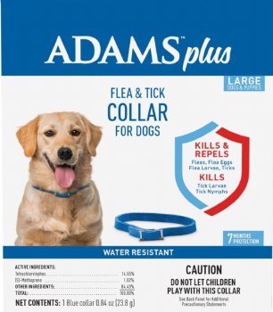 Adams Plus Flea Collar for Dogs, Large