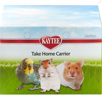 Kaytee Take Home Cardboard Small Animal Carrier, Medium