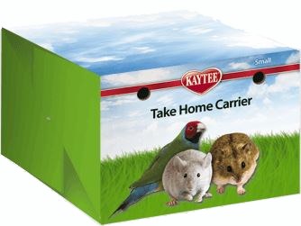 Kaytee Take Home Cardboard Small Animal Carrier, Small