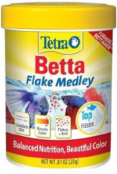 Tetra Betta Flake Medley, Fish Food, .81oz