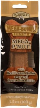 Darford Mega Peanut Butter Junior Bone Dog Biscuit 3.5oz
