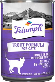 Triumph Trout Formula Premium Canned Wet Cat Food 13oz