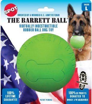 Spot Barrett Ball, Green, 5 inch, Large