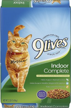 9lives Indoor Complete, Dry Cat Food, 12lb