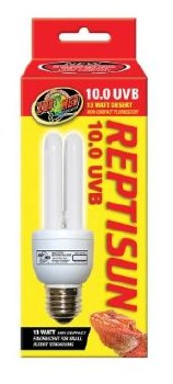 ZooMedLab Repti Sun 10.0 Compact Fluorescent UVB Reptile Lamp 13W