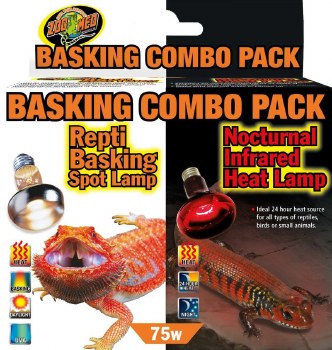 Zoo Med Lab Repti Basking Lamp Combo Pack 75W
