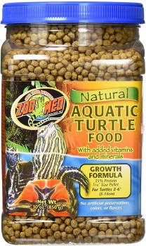 Zoo Med Lab Natural Aquatic Turtle Growth Formula Reptile Food 30oz