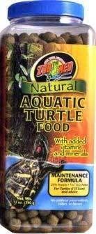 Zoo Med Lab Natural Aquatic Turtle Maintenence Formula Reptile Food, 12oz
