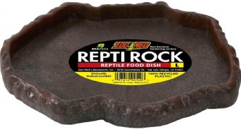 Zoo Med Lab Repti Rock Food Dish for Reptiles, Large