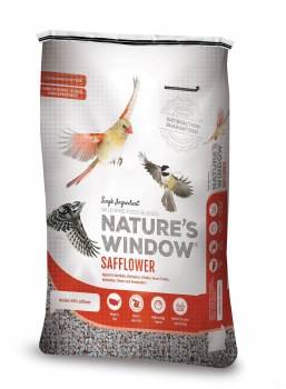 Gibs Natures Window Safflower Seeds Wild Bird Food 10lb
