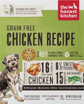 Honest Kitchen Chicken Grain Free, Dry Dog Food, 10lb