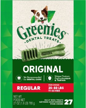 Greenies Dental Orignal Regular 27 count