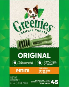 Greenies Dental Orignal Petite 45 count
