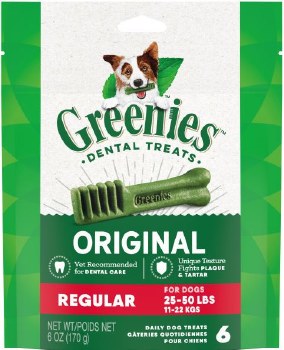 Greenies Dental Orignal Regular 6 count