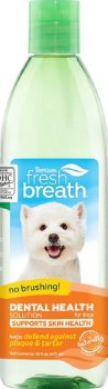 Tropiclean Fresh Breath Dental Care with Skin and Coat Support Water Additive 16oz