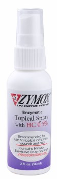 Zymox Pet Topical Spray with Hydrocortisone, Dog Medications, 2oz