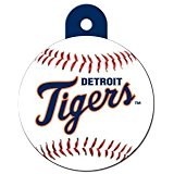 Hillman Detroit Tigers Circular Dog Tag, Large, 5 count