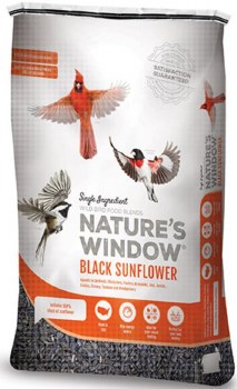 Natures Window Oil Sunflower Seeds, Wild Bird Seed, 20lb