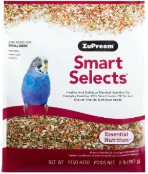 ZuPreem Smart Selects Parakeet Bird Food 2lb