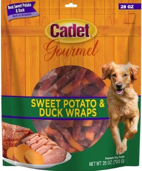 Cadet Gourmet Duck Sweet Potato, Dog Treats, 28oz