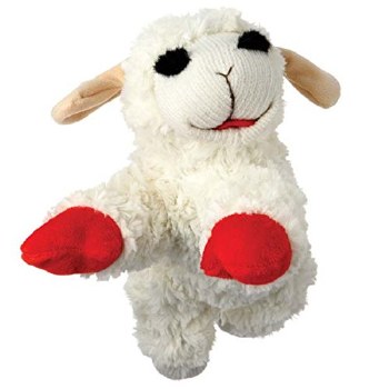 MultiPet Lamb Chop Plush Dog Toy 6 inch