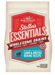 Stella's Essentials Grass Fed Lamb with Ancient Grains Recipe Dry Dog Food 25lb