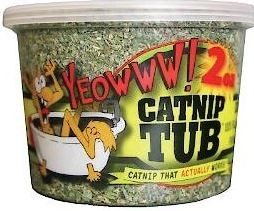 Yeowww!  Catnip Tub, Cat Toys, 2oz