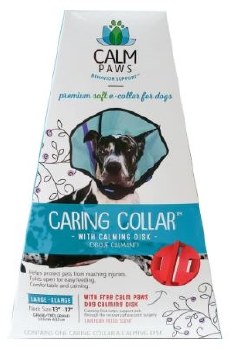 Calm Paws Caring Collar with Calming Disk for Dogs, Large, 13-17 inch